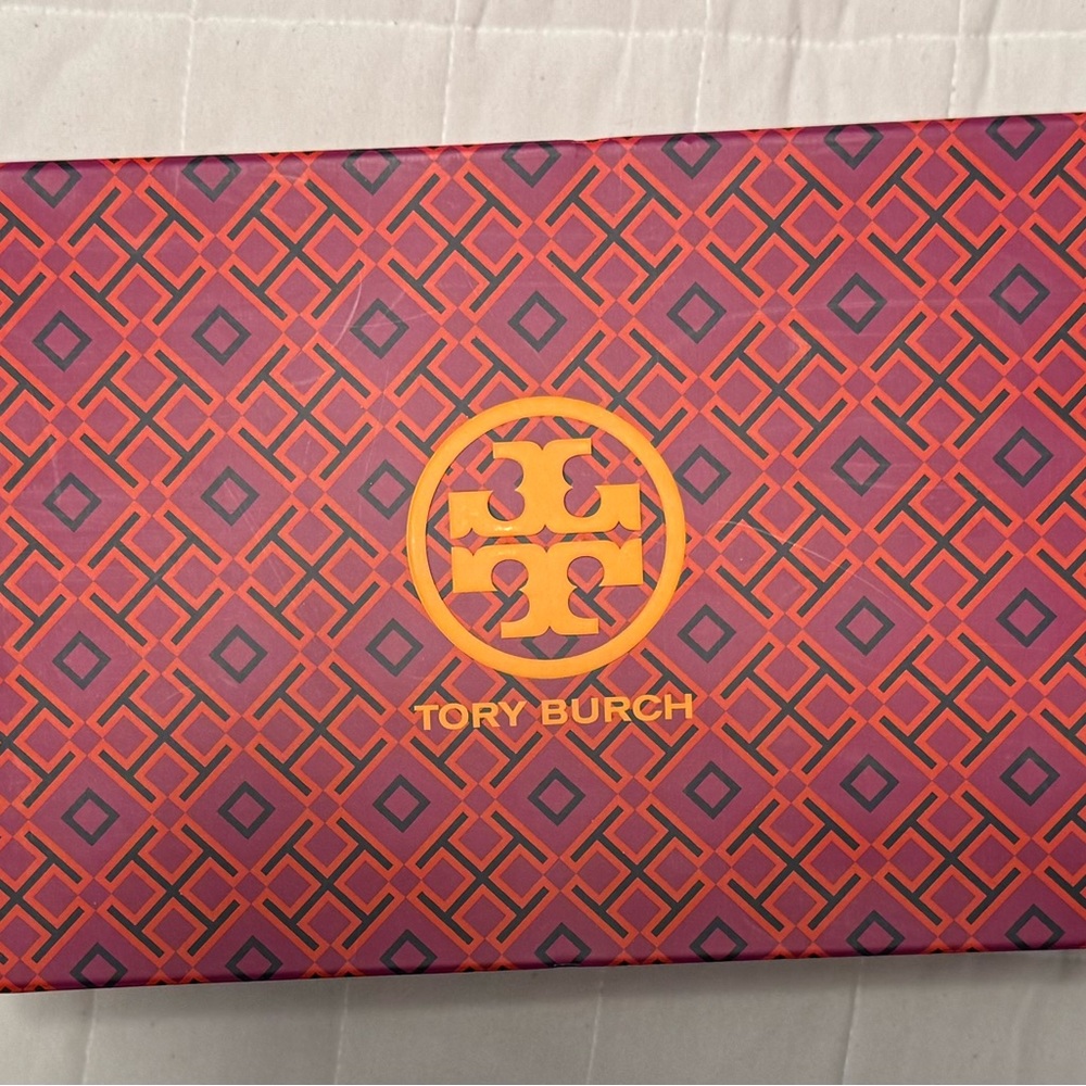 Tory Burch Black Leather Flip-Flops - Picture 7 of 9